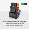 image:imageHusqvarna 230iB Battery Powered Cordless Leaf Blower 136MPH 650CFM Electric Leaf Blower with Brushless Motor and Quiet Operation 40V LithiumIon 4 Ah Battery and Charger Included 970480204Battery  Charger