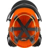 image:imageHusqvarna 592752701 Chainsaw Helmet with Metal Mesh Face Shield Adjustable Ear Muffs for Hearing Protection and Sun Peak HDPE Forestry Helmet Shell Orange