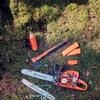 image:imageHusqvarna 8Inch Chainsaw Felling Wedge Chainsaw Safety Gear for Tree Felling and Bucking Made with HighImpact ABS Plastic Orange