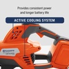 image:imageHusqvarna Leaf Blaster 350iB Battery Powered Cordless Leaf Blower 200MPH 800CFM Brushless Motor and Quiet Operation 40V LithiumIon 75 Ah Battery and Charger Included Gifts for Men 970569904Battery  Charger