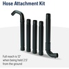 image:imageHusqvarna Leaf Blower Gutter Attachment Kit Hose Attachment for Husqvarna 125B and 125BVX Leaf Blowers BlackGutter Cleaning