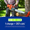 image:imageHusqvarna Power Axe 350i Cordless Electric Chainsaw 18 Inch Chainsaw Brushless Motor and Quiet Superior Cutting Power 40V LithiumIon 75 Ah Battery and Charger Included Gifts For Men 970601202Battery  Charger