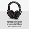 image:imageHusqvarna Professional Headband Hearing Protectors 25dBA NRR Lightweight Padded Headband Clamshell Design Black