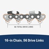 image:imageHusqvarna XCut S93G 14 Inch Chainsaw Chain 38 mini Pitch 050 Gauge 52 Drive Link Chainsaw Blade Replacement PreStretched and Low Kickback GrayGrey