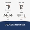 image:imageHusqvarna XCut SP33G 20 Inch Chainsaw Chain for Outdoor Tools 2Pack GraySP33G 20