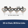 image:imageHusqvarna XCut SP33G 20 Inch Chainsaw Chain for Outdoor Tools 2Pack GraySP33G 20