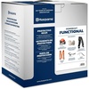 image:imageHusqvarna Functional Protective Power Kit with Chainsaw Chaps Suspenders Safety Gloves Protective Glasses with Lanyard and Forest Helmet Chainsaw Safety Equipment for Landowners