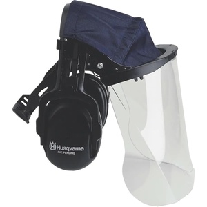image:imageHusqvarna 505665348 Plexiglas Face Visor With Headband Hearing Protectors