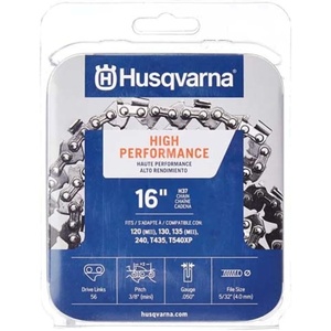 image:imageHusqvarna H37 16 Inch Chainsaw Chain 38 Pitch 050 Gauge 56 Drive Links Genuine Husqvarna Chainsaw Blade Replacement with Low Kickback and Low Vibration Gray16 Inch