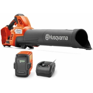 image:imageHusqvarna Leaf Blaster 350iB Battery Powered Cordless Leaf Blower 200MPH 800CFM Brushless Motor and Quiet Operation 40V LithiumIon 75 Ah Battery and Charger Included Gifts for Men 970569904Battery  Charger