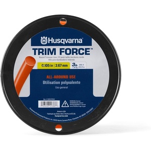 image:imageHusqvarna Trim Force 105 Inch String Trimmer Line 3Pound 690Foot Spool AllAround Weed Eater String with Good Durability and Cutting Performance105 x 690