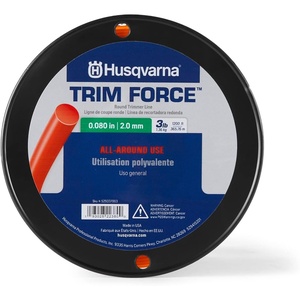 image:imageHusqvarna Trimforce 0080Inch 208Foot Spooled String Trimmer Line All Around Use Weed Eater Line 05 lb080 x 1200