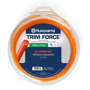 image:imageHusqvarna Trimforce 0080Inch 208Foot Spooled String Trimmer Line All Around Use Weed Eater Line 05 lb080 x 400