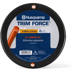image:imageHusqvarna Trimforce 0095 Inch 840Foot Spooled String Trimmer Line All Around Use Weed Eater Line with Good Durability and Cutting Performance 3lb