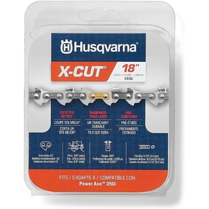 image:imageHusqvarna XCut S93G 18 Inch Chainsaw Chain 38 Pitch 050 Gauge 62 Drive Links 350i Chainsaw Chain Replacement18 inches
