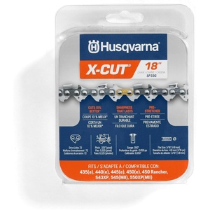image:imageHusqvarna XCut SP33G 18 Inch Chainsaw Chain for Outdoor Tools 2Pack GraySP33G 18