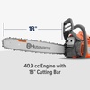 image:imageHusqvarna 440 Gas Chainsaw 40cc 24HP 2Cycle XTorq Engine 18 Inch Chainsaw with Smart Start For Wood Cutting and Tree Trimming 970612318New 440 Chainsaw