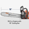 image:imageHusqvarna 445S Gas Chainsaw 18 Inch Chainsaw Outdoor Tools Gifts for Men445