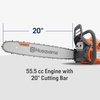 image:imageHusqvarna 455 Rancher Gas Chainsaw 55cc 35HP 2Cycle XTorq Engine 20 Inch Chainsaw with Automatic Oiler For Wood Cutting Tree Trimming and Land Clearing Gifts For Men455 Chainsaw
